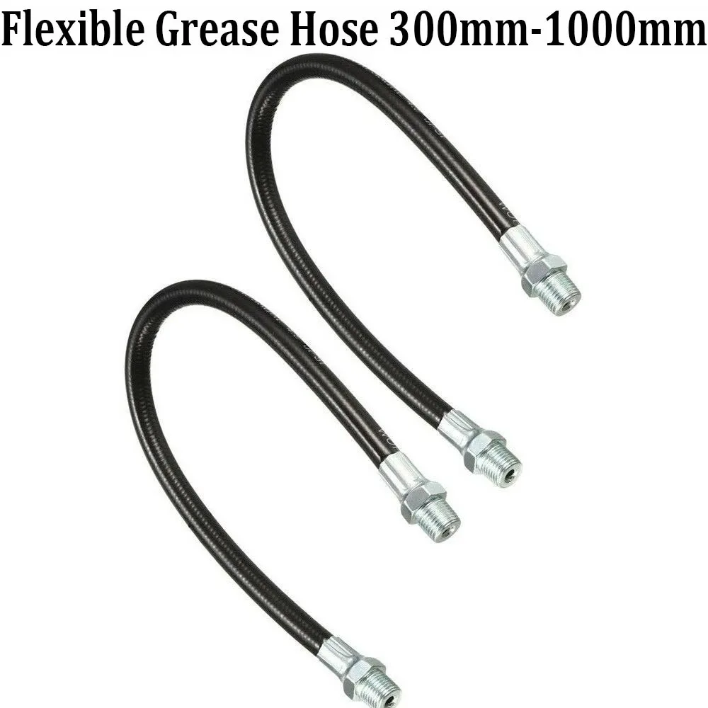

Grease Hose Flexible Grease Whip Hose Heavy Duty High Pressure Long Extension UK Gears Bearings Rails Guides Grease Connection