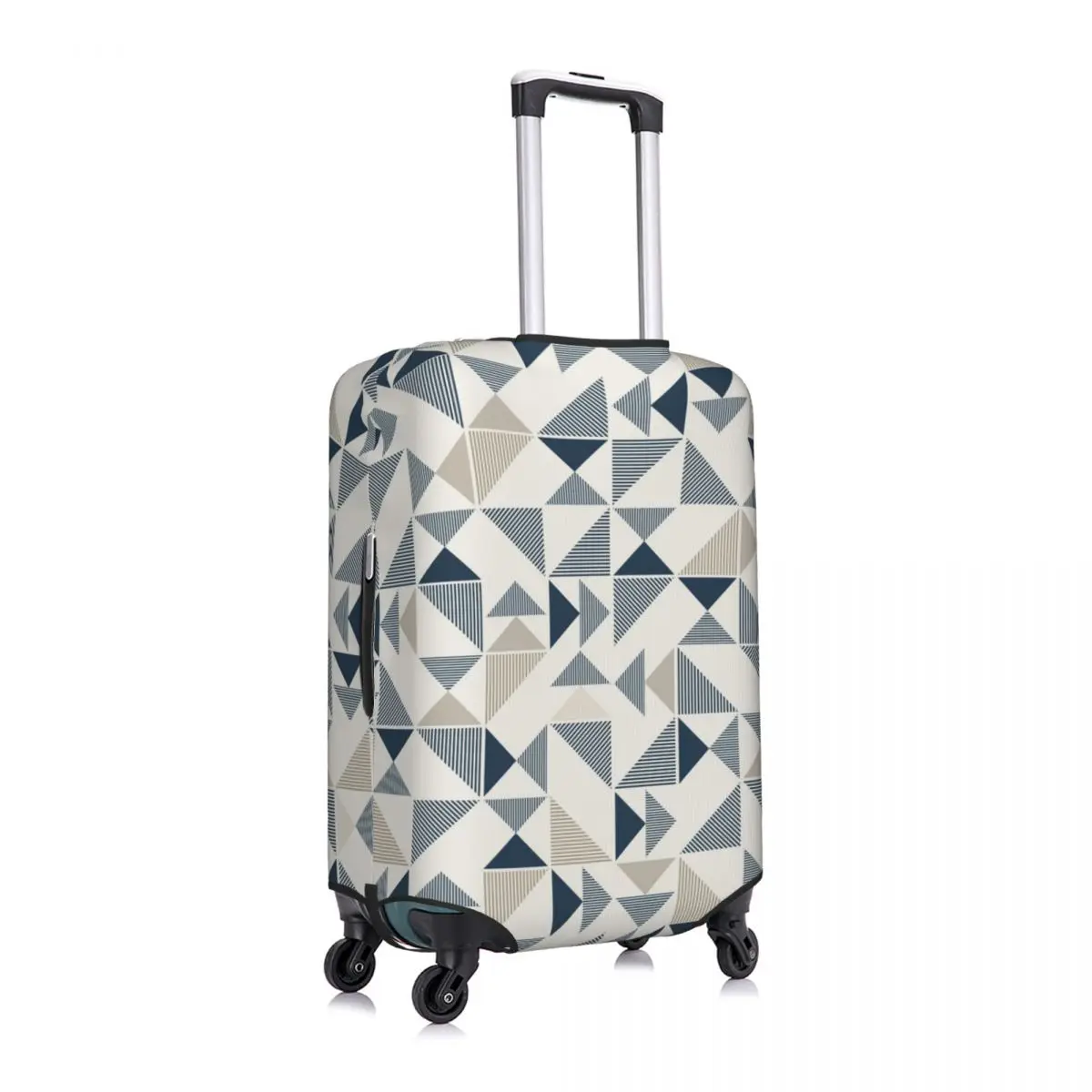 

Geometric Triangle Luggage Cover Spandex Suitcase Protector Fits 19-21 Inch