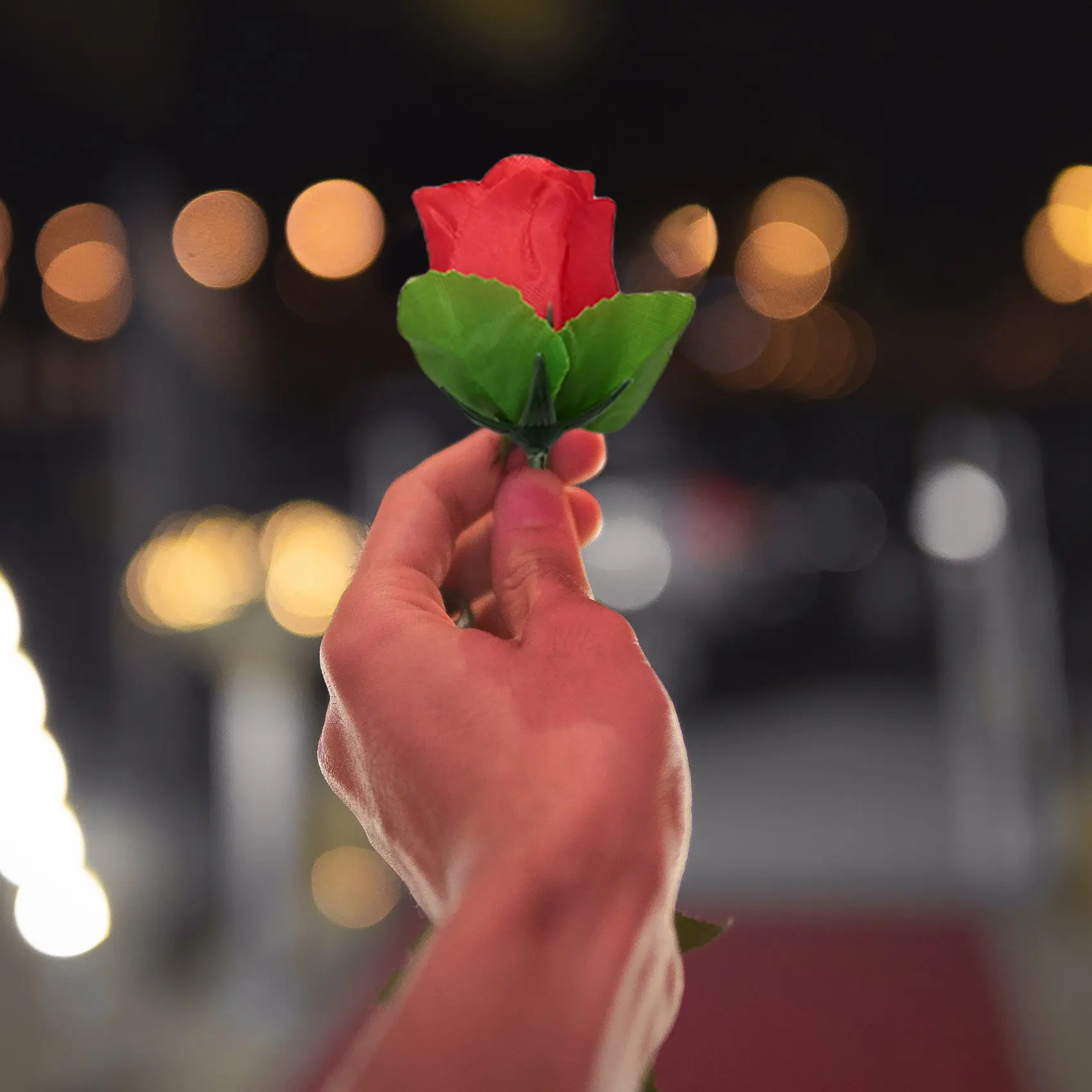 

10PCS Fire Magic Trick Rose Magic Flame Appearing Flower Magician Props for Girlfriend/Wedding Shows or Valentine's Day