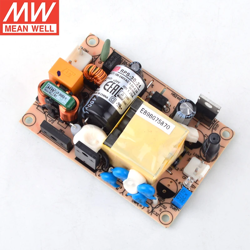 Импульсный источник питания MEAN WELL PCB медицинского типа серии RPS-30 с одним выходом