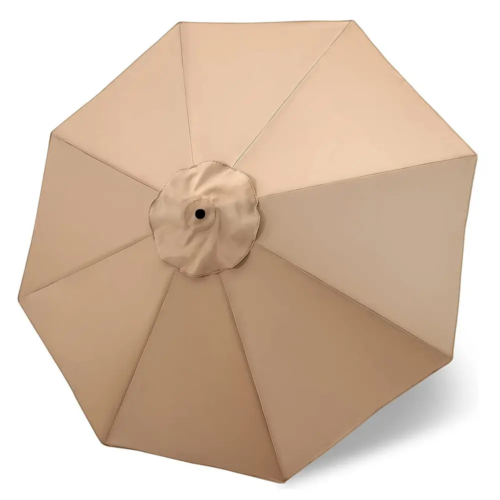 6/8 Ribs Patio Umbrella Cloth Without Stand 7.5/9/10ft Outdo