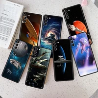 phone war space ship star silicone bag soft case for samsung galaxy s21 fe s21 s22 ultra s20 fe s10 s22 plus s9 s21plus 5g