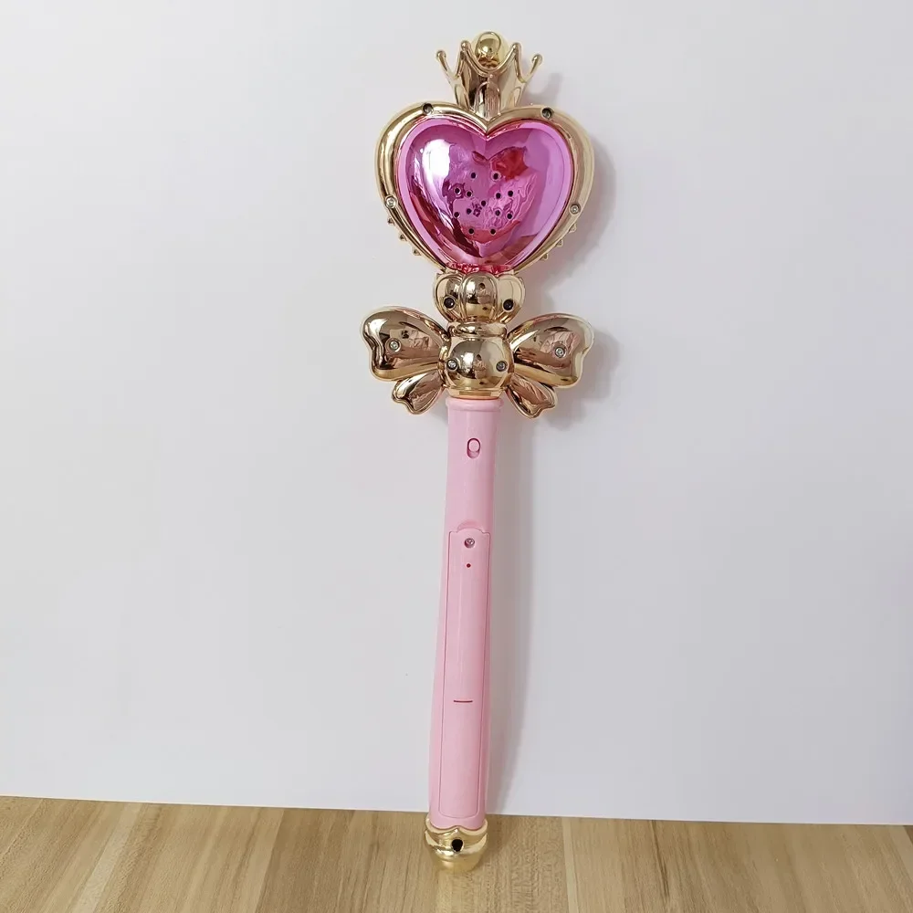 VIP Light Sailor Girl Wand Magic Henshin Rod Музыкальная светящаяся палочка в форме сердца Сейлор