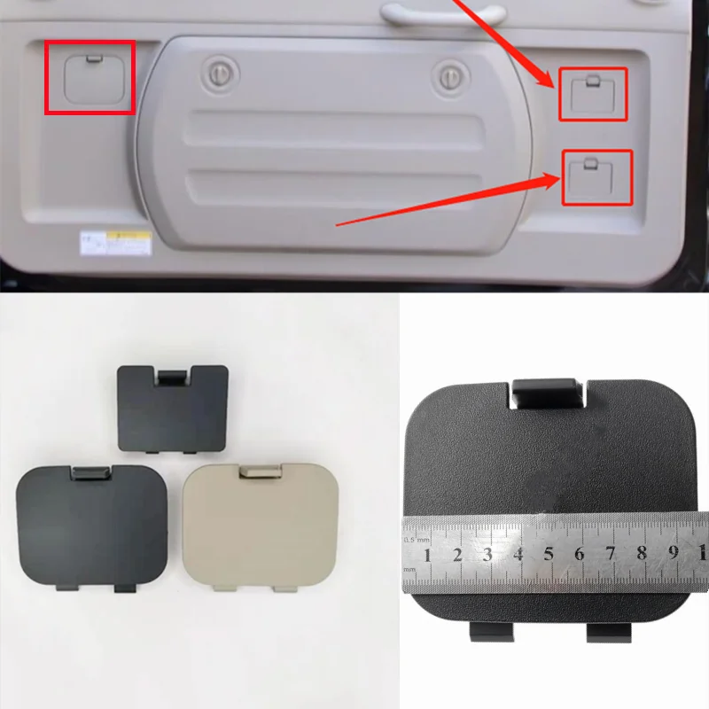 

Tailgate Door Plug Lid Cap Rear Spare Tire Screw Decorative Cover For Mitsubishi Pajero Montero Shogun V93 V95 V97 V98 2007-