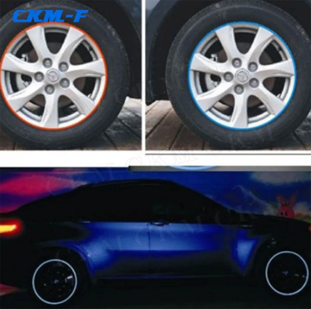 Светоотражающий материал 16 шт./компл. 18 дюймов полоски мотоцикл велосипед обод