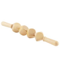 muscle roller stick beech therapy massage tools wood therapy massage tools lymphatic paddle skin scraping massage soft tissue