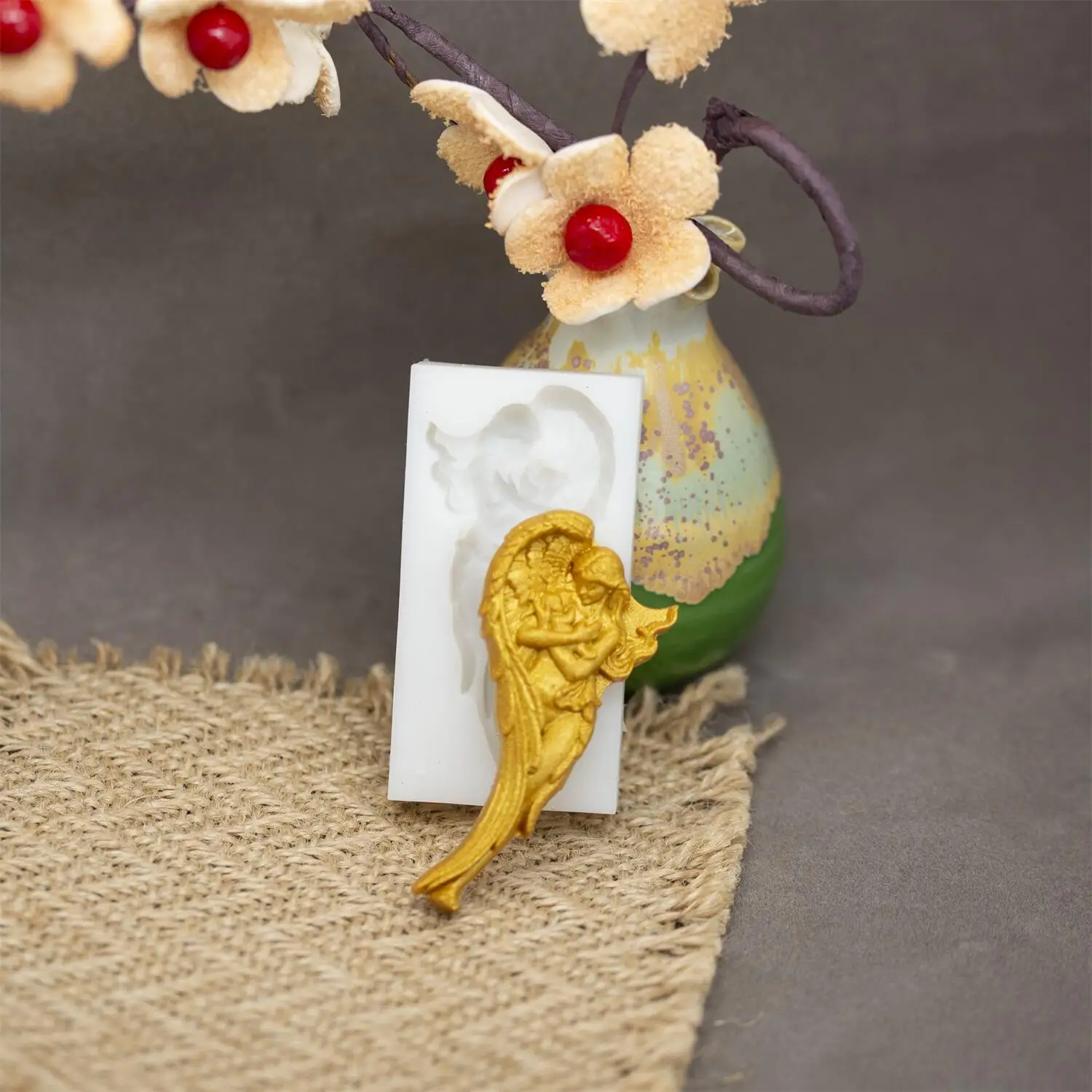 

3D angel mold Cake Kitchen Accessories Baking Decorating Tools For Pastry Chocolate Candy Dessert Fondant Moulds