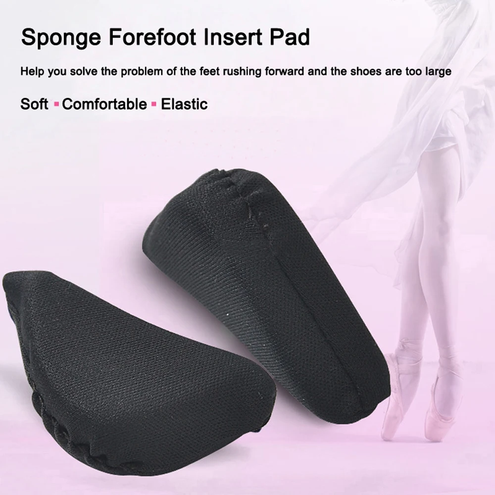 Sponge Forefoot Insert Pads for Women High Heels Accessories for Shoes Toe Plug Pain Relief Foot Pads Reduce Shoe Size Filler