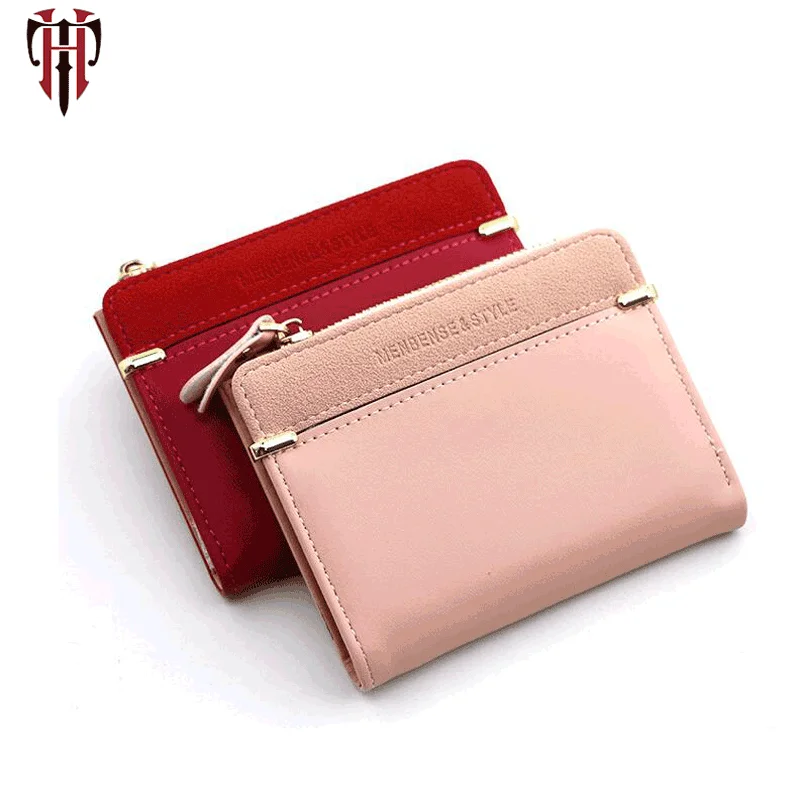 

New Fashion Short Women's Zipper Wallet Simple and Versatile Student Zero Wallet Women's Wallet