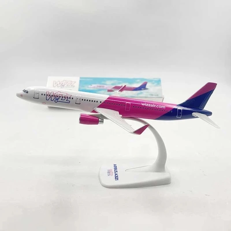 Wizz-air Модель Самолета 20 См Смола Основание Статический Дисплей A321 Вкладыш