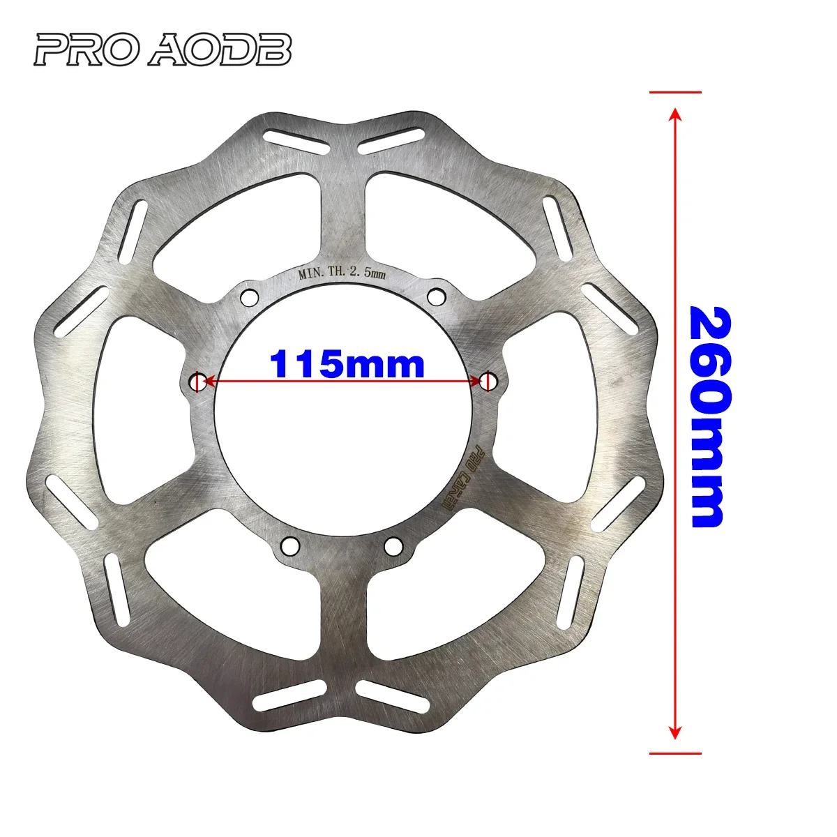 Для Honda CRF250X CRF450X 2004-2021 CRF 250R 450R 250RX 450RX CR125 250 МОТОЦИКЛ 270 мм 260 240 передний задний