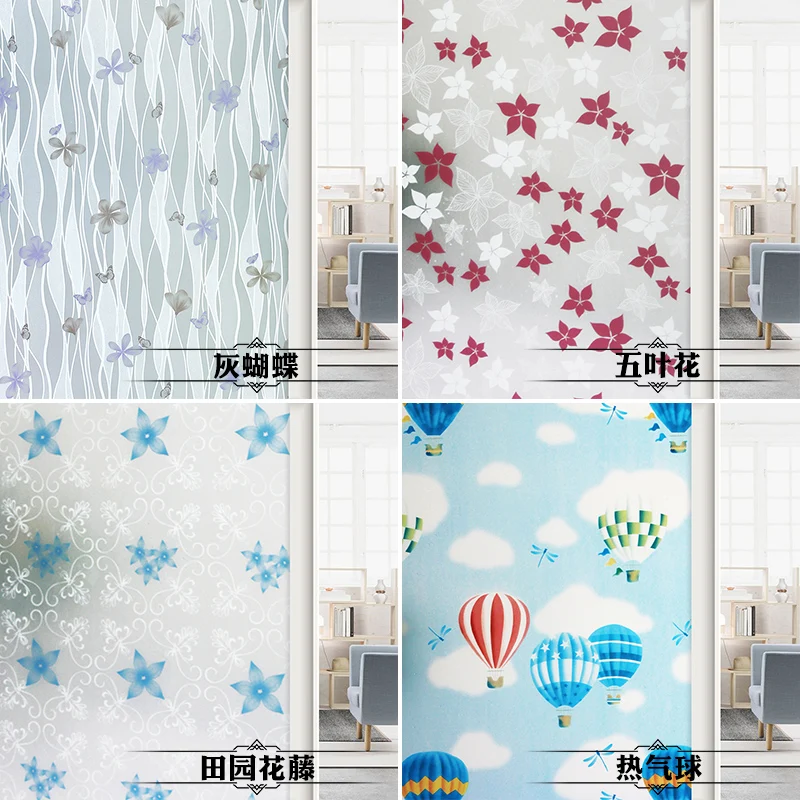 LUCKYYJ Защитная пленка для окон УФ-блокировка термоконтроль матовая стеклянная