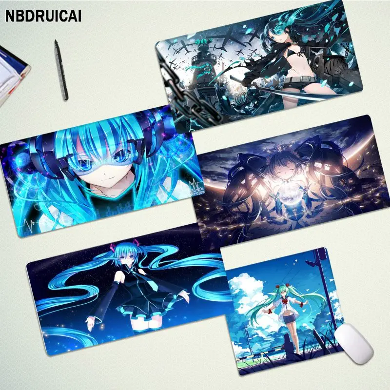 

H-Hatsunes Miku New Large Sizes DIY Custom Mouse Pad Mat Size For Game Keyboard Pad