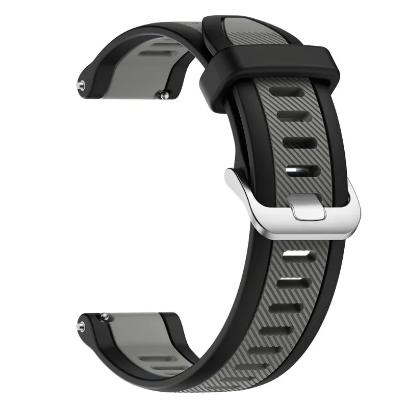 Силиконовый ремешок для Huami Amazfit GTS2 GTS4 mini GTS3 GTS2e Neo GTS 2 3 4 2e Active2 Серебряный ремешок с пряжкой (art.: 3920d2de86143) - 3920d2de86143