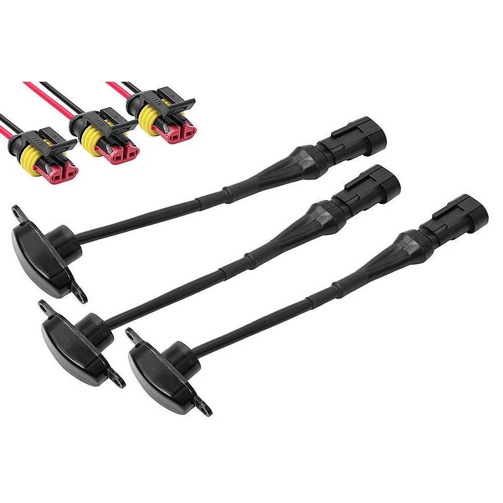 

3 Pcs External LED Lights Decoration, Led Front Grille Lights for 2004-2019 F250 Grille Running