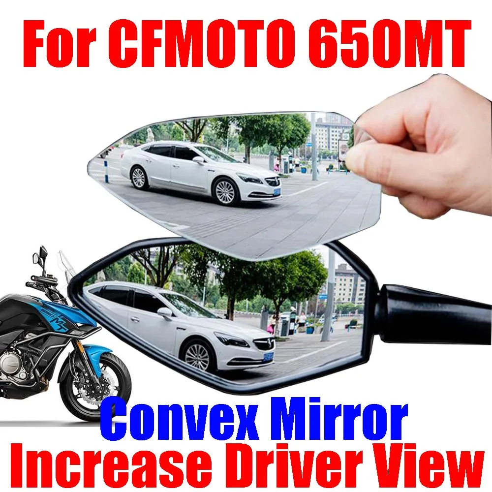 

For CFMOTO CF 650MT MT650 MT 650 MT Accessories Convex Mirror Increase Enlarge Rearview Mirrors Side Rear Mirror View Vision