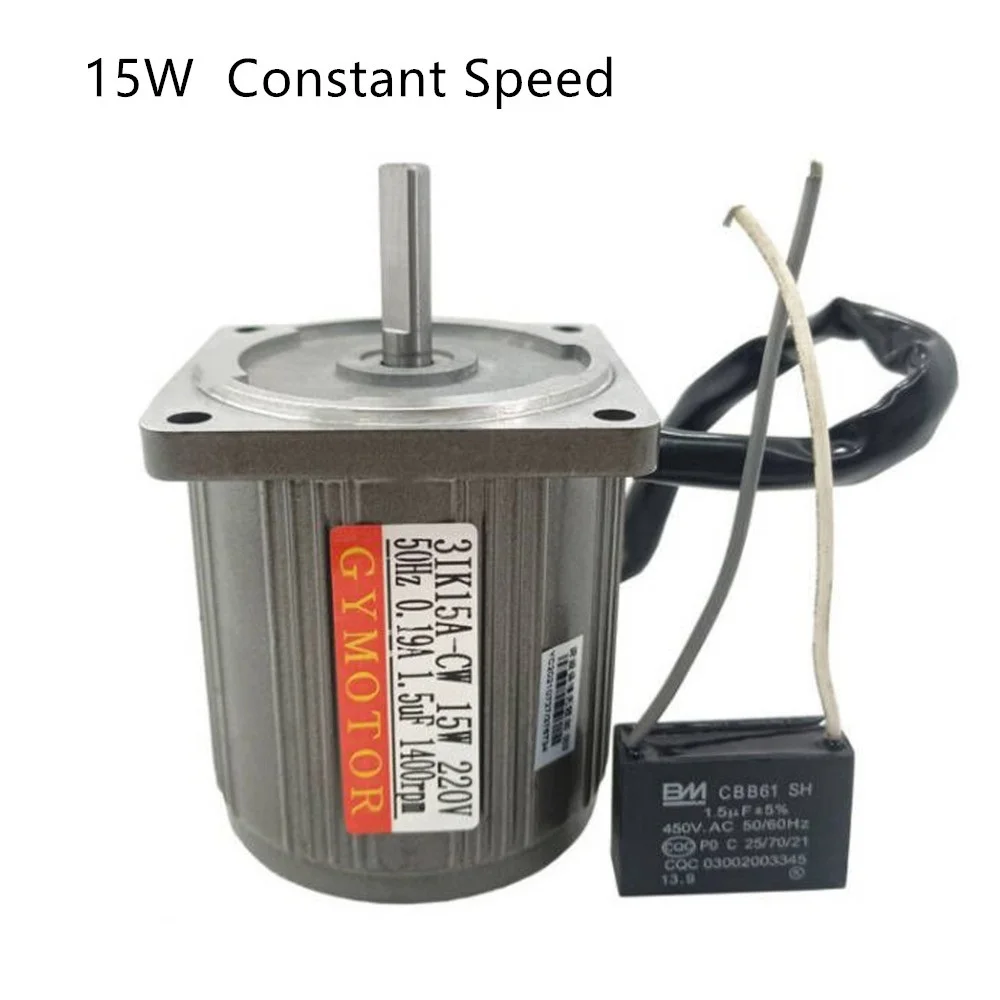 Fase Monofásica 220v da C.a. 380v Trifásica C.a. do Eixo mm de 10w 1400rpm Regulou Ajusta o Motor Fixo Constante da Velocidade a