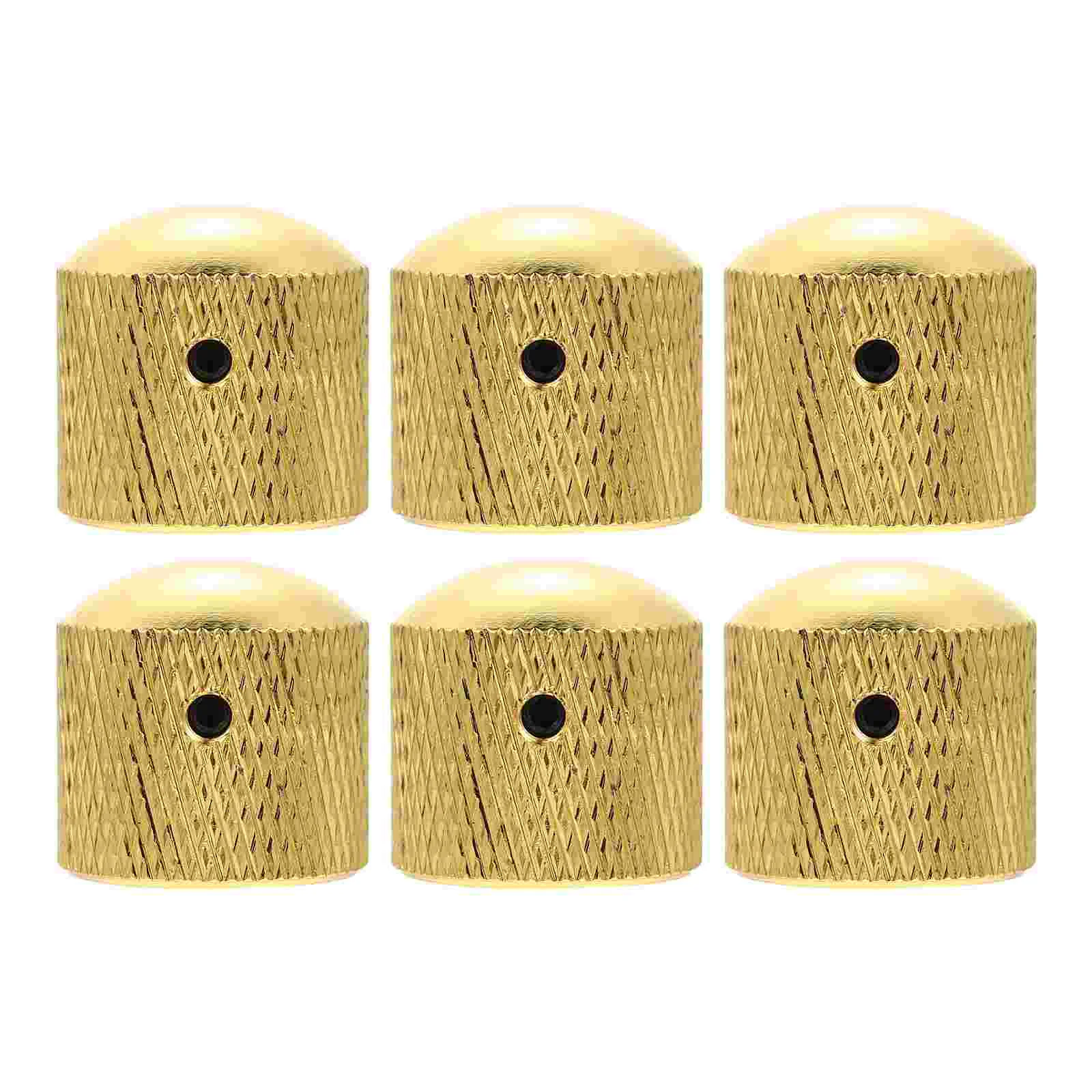 

Guitar Knob Volume Knobs Potentiometer Bass Control Caps Accessory Amp Tone Amplifier Universal Cap Electric Metal Dome Turning