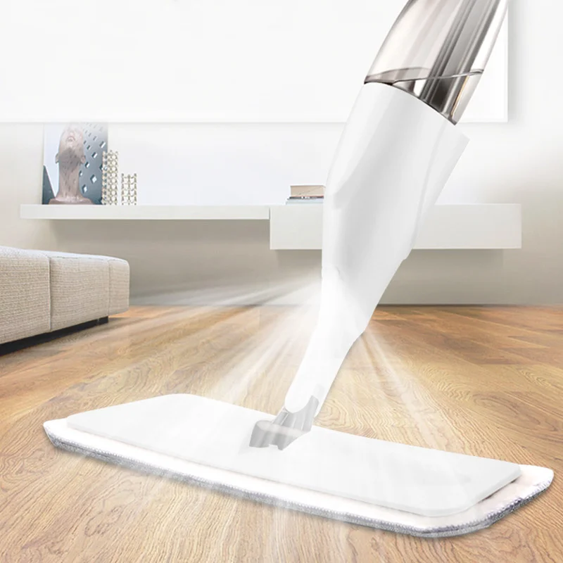 

Spray Mop Lazy Replacement Mop Household Cleaning Brush Wet And Dry Dual-use Spin Mop Suction Horizontal Mop