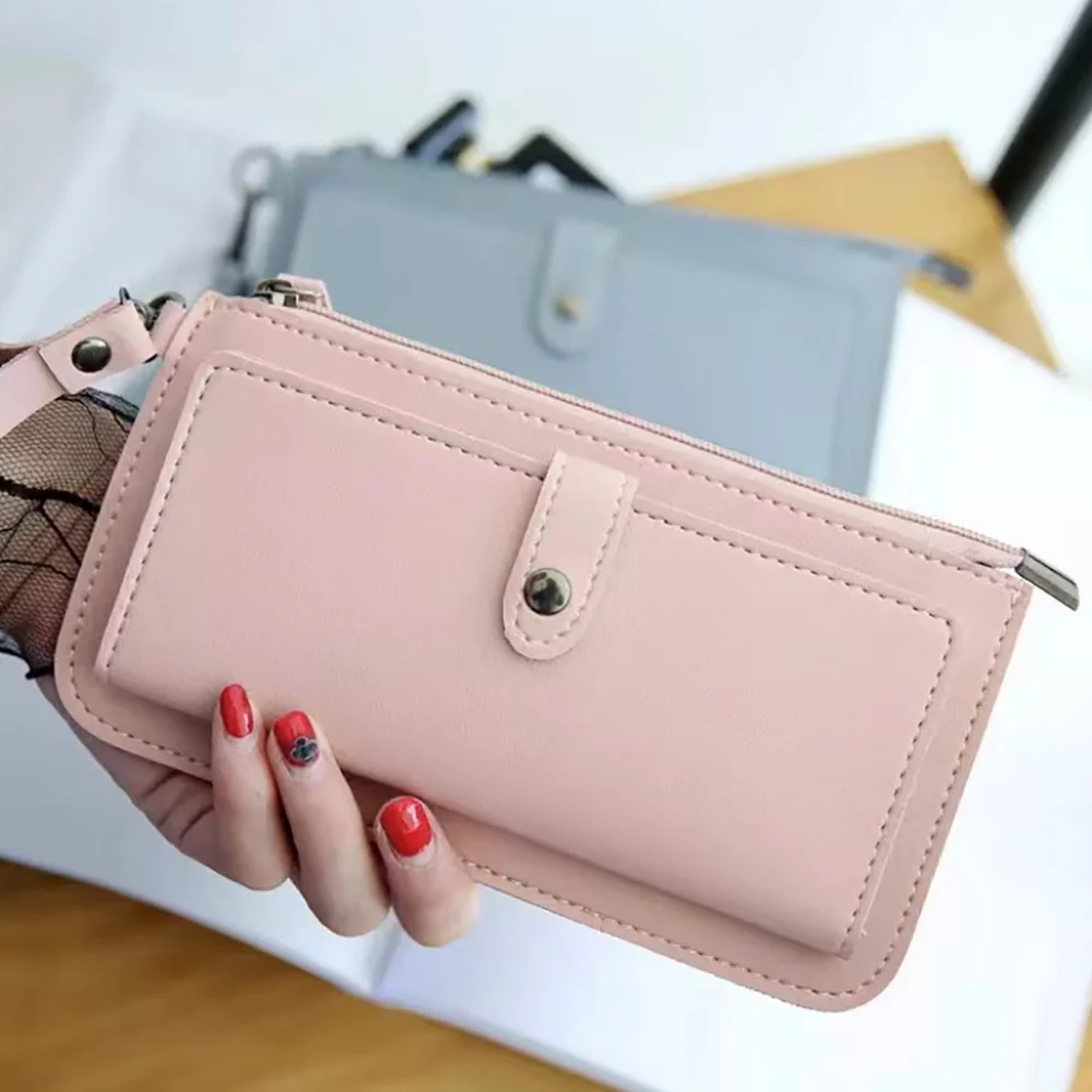 

Women Long Wallets Purses Wallets for Ladies Girl Money Pocket Card Holder Female Fashion Coin Purse Wallets Phone Clutch Bag