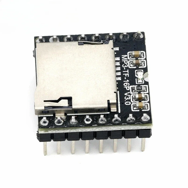 10 шт. мини-модуль MP3-плеера TF-карта U-диск мини-MP3-плеер аудио голосовой модуль