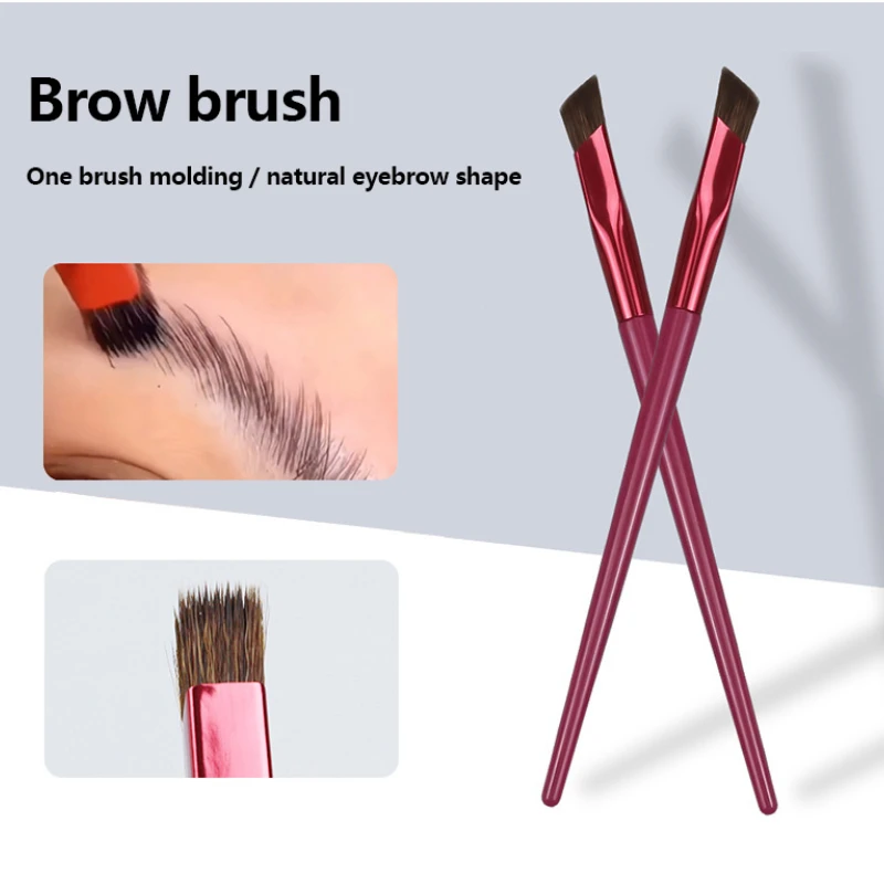 

1pc Wild Eyebrow Brush Square Stereoscopic Painting Hairline Eyebrow Paste Artifact Eyebrow Brush Multi-function Makeup Brushes