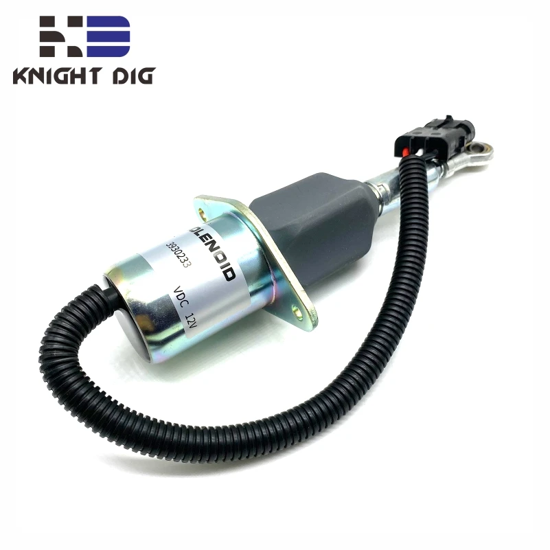 

3930233 12V Fuel Shut Off Solenoid SA-4335-12 3923680 For Hyundai R300 Komatsu PC360-7 Cummins Engines Stop Solenoid