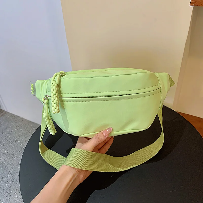 

Casual Trend Waist Bag Hip Fanny Pack Street style Women Belt Bags Fashion Fabric Waist Pack Female Shoulder Crossbody Chest Bag