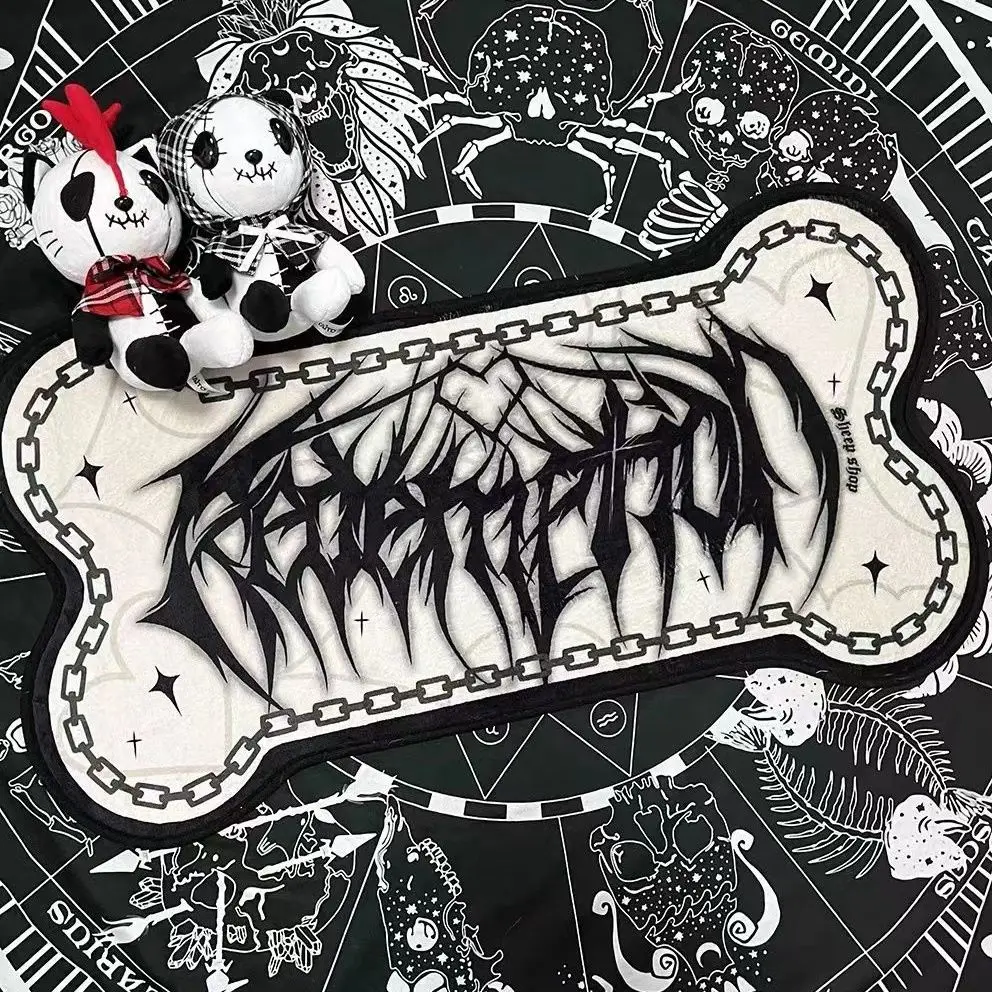 

Cartoon Rug Irregular Cute Soft Bathroom Living Room Coffee Kawaii Non-slip Faul Wool Furry Carpet Absorbent Door Mat