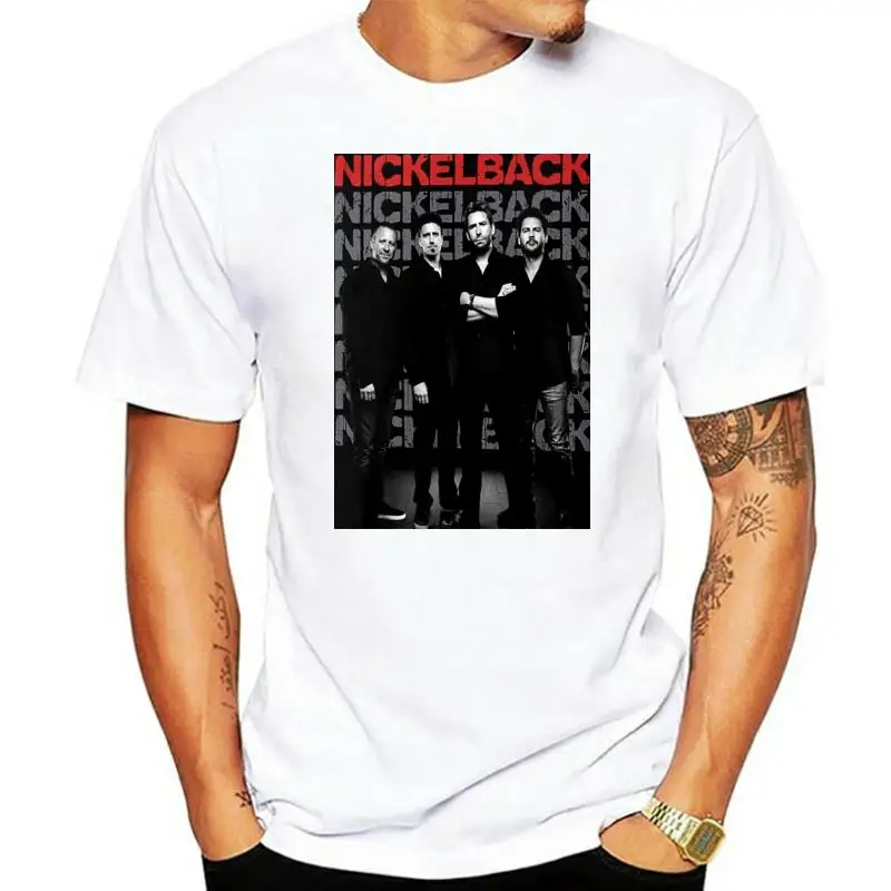 

Man Nickelback Music Band Short Sleeves T Shirt Black Gift(2)