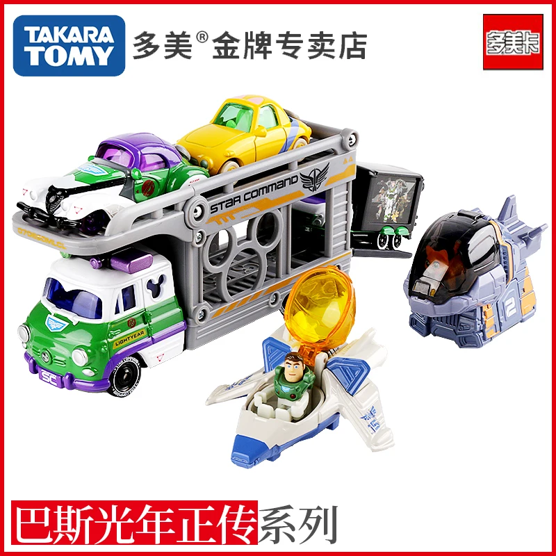

TOMY Domeca Toy Story Alloy Car Model Disney Buzz Lightyear True Story Children's Toys
