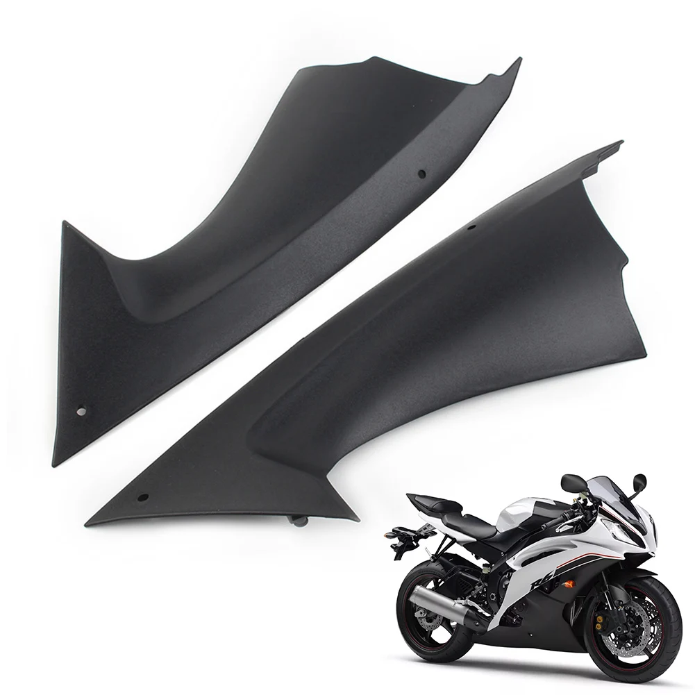 

1 пара боковых крышек воздуховода мотоцикла обтекатель капота вставка часть для Yamaha YZF R6 2008-2016 ABS пластик