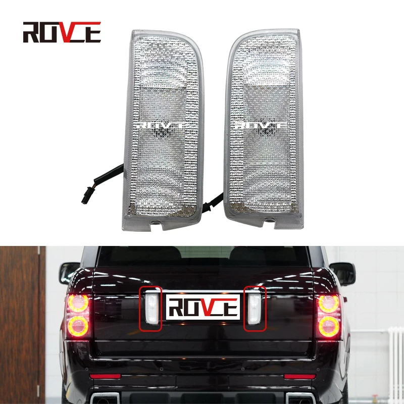 

ROVCE Rear Tailgate Reverse Lamp XFD000053 Left XFD000043 Right for Land Rover Range Rover Vogue 2002 - 2012