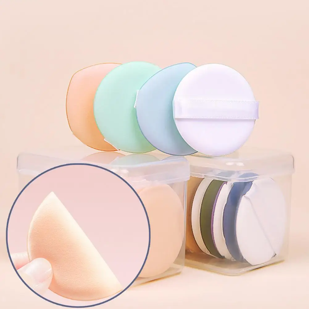 

10Pcs/Set Mini Puff Small Cosmetic Puff Dry Use Blender Beauty Tool High Elasticity Saving Powder Cosmetic Puff