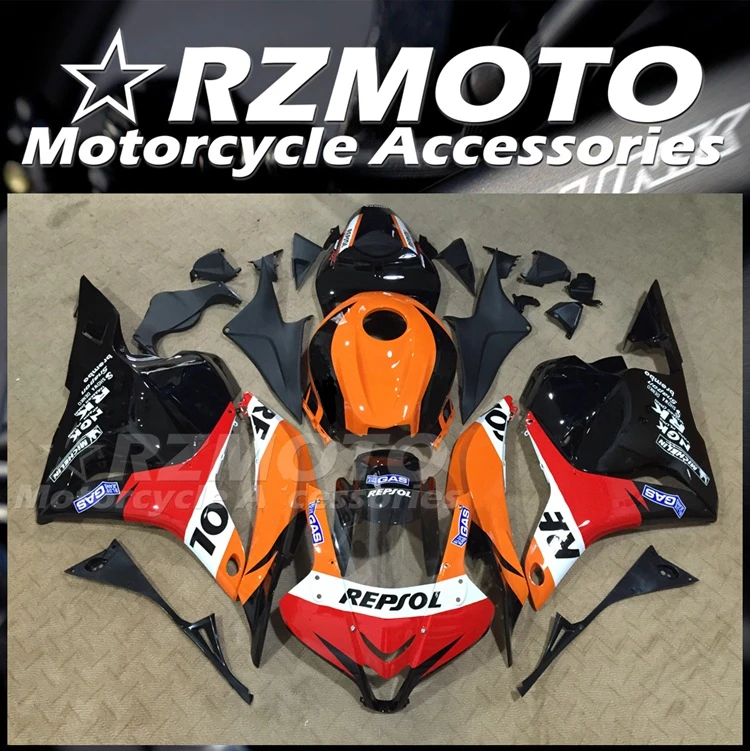 

4 подарка, новинка, обтекатель из АБС-пластика для мотоцикла Honda CBR600RR F5 2009 2010 2011, индивидуальный комплект обтекателей, комплект кузова, Repsol JP