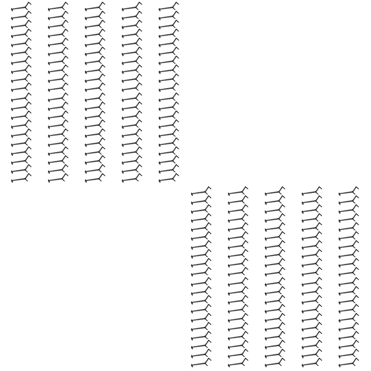 

200 шт., чёрные зажимы-держатели для фруктовых деревьев, 12x4,5 см