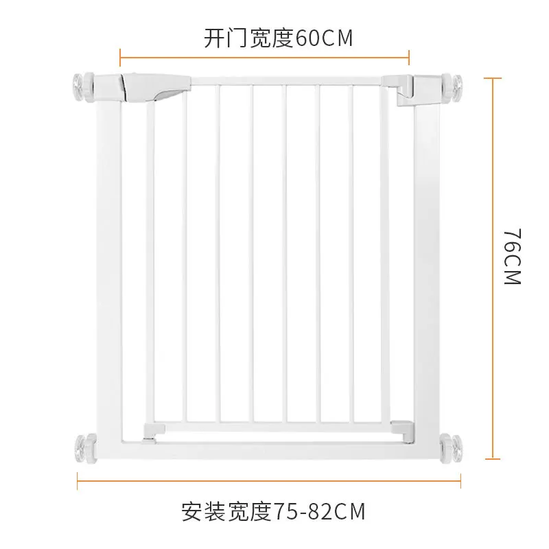 Baby Child Security Gate Bar Baby Stairs Protective Grating Pet Corridor Fence Gate
