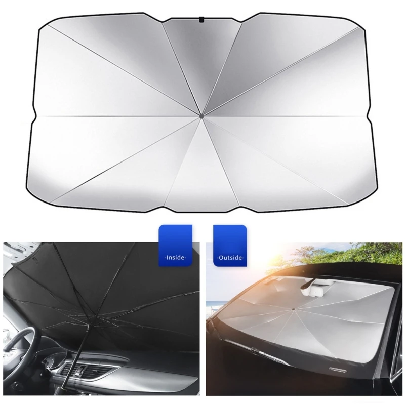 

Car Windshield Sunshade FoldableFront Parasol Umbrella Type Sun Shade Car Window GTWS