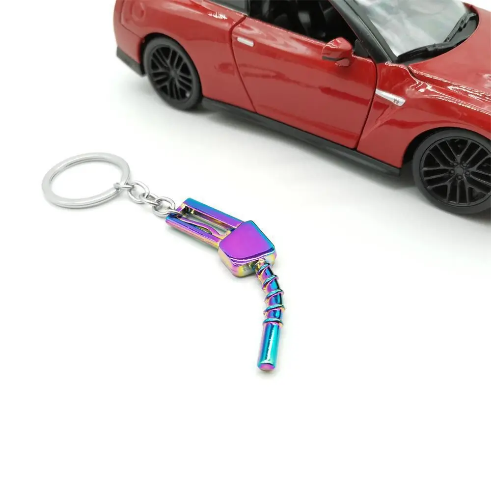 

Многоцветное кольцо для ключа насадки топливного насоса, автомобильная модель подвесного орнамента компрессора, подвеска для сумки из цинкового сплава