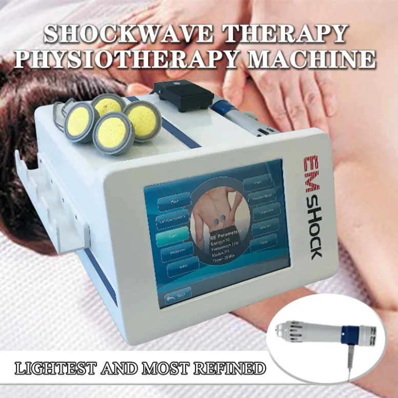 

Latest Emshock Electromagnetic Shockwave Device Portable Shock Wave Therapy Machine For Better Physiotherapy With Ems And