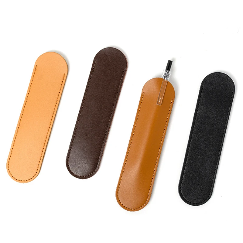 

PU Leather Pencil Case School Pen Storage Bag Cute Pen Case Kawaii Pen Protective Sleeve Small Sign Pen Cover Leather Case