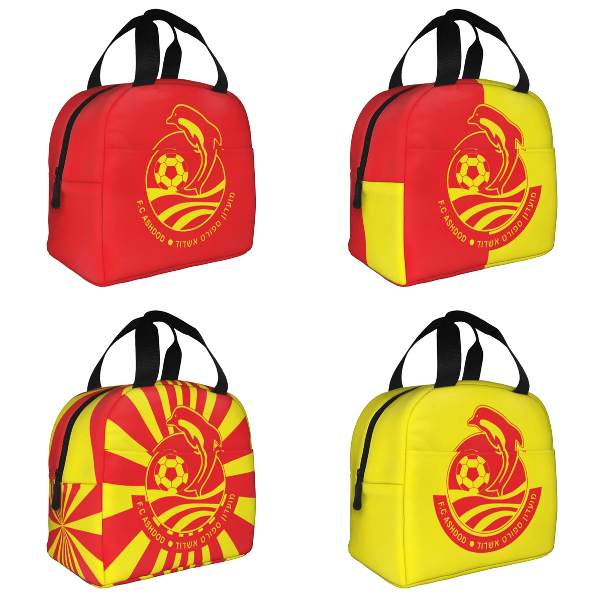 Сумка для ланча Ashdod FC вместительный водонепроницаемый контейнер хранения еды с