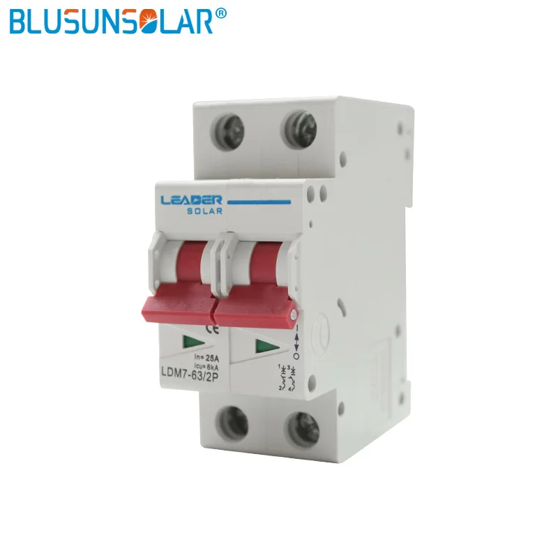 10pec автоматический выключатель 2P dc 25a 32a 40a 50a 63a DC500V MCB Солнечная энергия фотоэлектрический (pv) солнечный выключатель постоянного тока