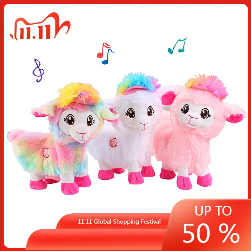 

Plush Electric Baby Music Funny Toys Pets Alive Boppi the Booty Shakin's Llama,Alpacas Who Shake Their Heads and Twist Buttocks