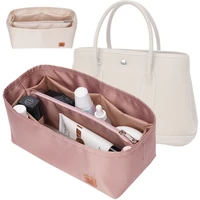 nylon storage organizer for h garden party 30 36travel makeup bag insert linerwomens handbag inner cosmetic pouch base shaper