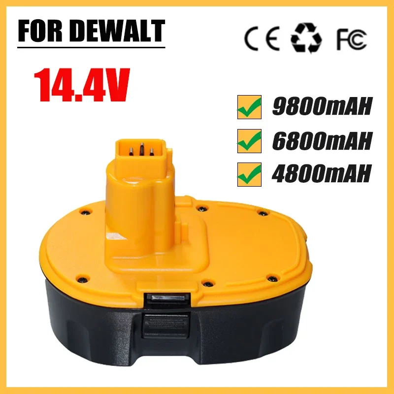 Для Dewalt 18 В аккумулятор 4800/6800/9800 мАч Ni-MH DC9096 DE9039 DE9096 DE9098 DE9503 DC212 сменные