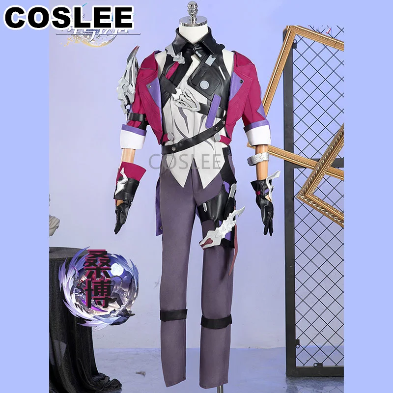 

COSLEE [XS-3XL] Honkai: Star Rail Sampo Koski костюм для косплея, игровой костюм, красивая униформа для ролевых игр, Мужской наряд для Хэллоуина