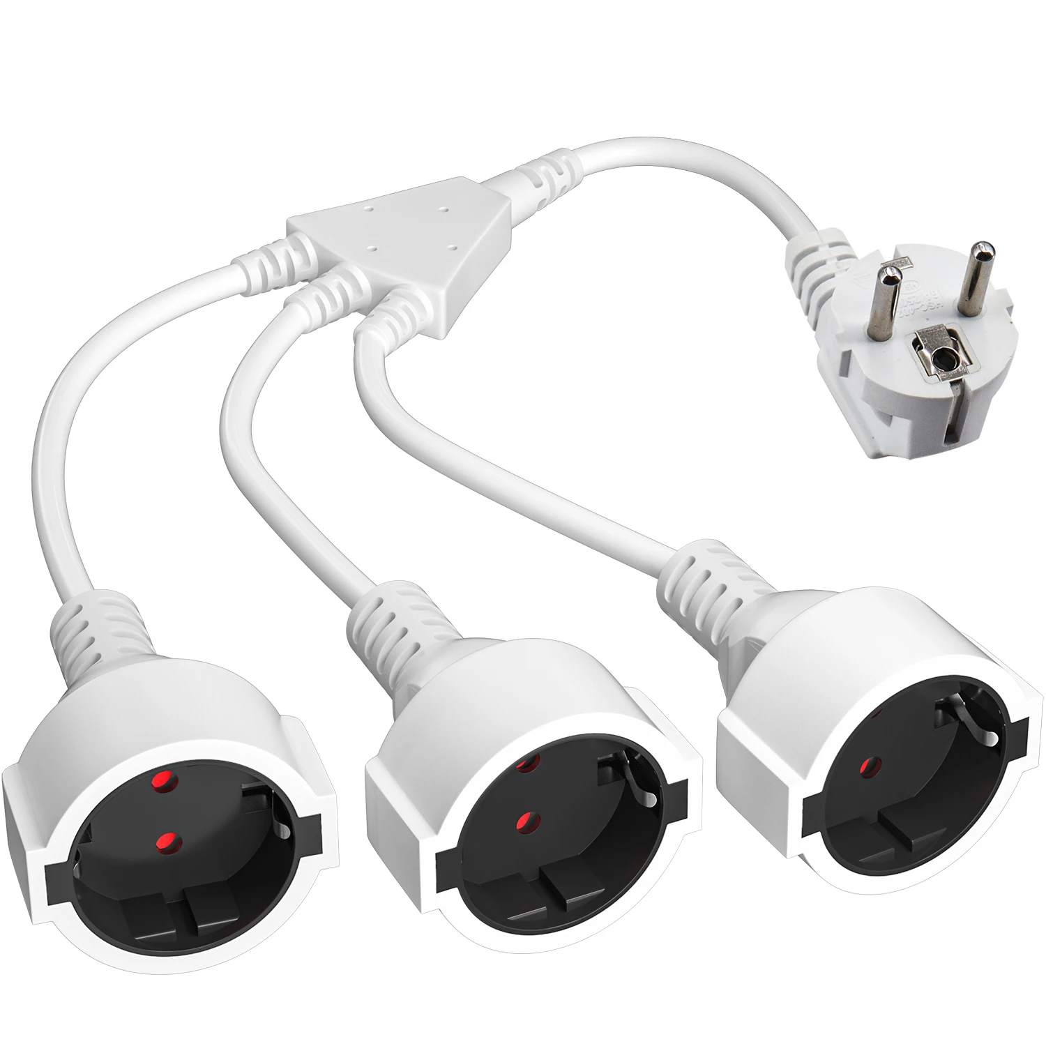 

EU 3-в-1 удлинитель 3 розетки 16А 4000Вт с замком