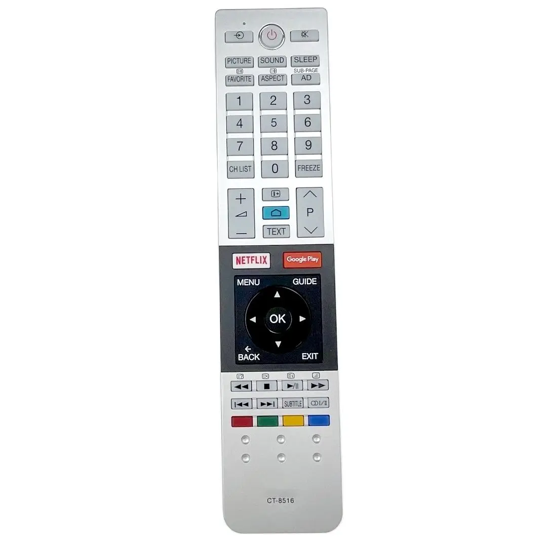 

Remote Control CT-8516 CT8516 Suitable For TOSHIBA Smart TV, Compatible With CT-8536 CT-8517 CT8521 CT-8533 -Brand New