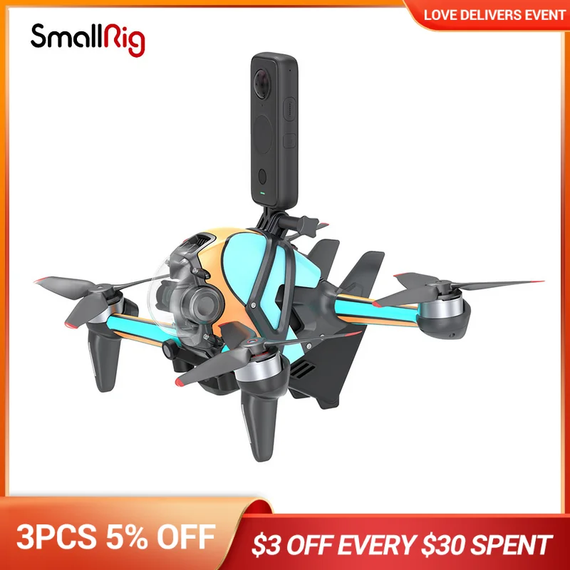 Аксессуары SmallRig для самолетов DJI FPV аэродинамические защитные ПВХ наклейки набор